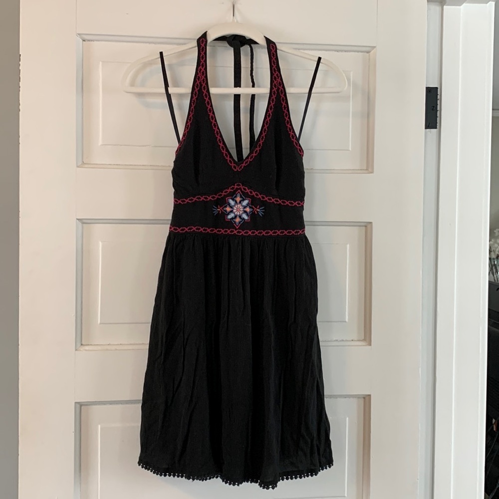 Black Hollister Halter Dress